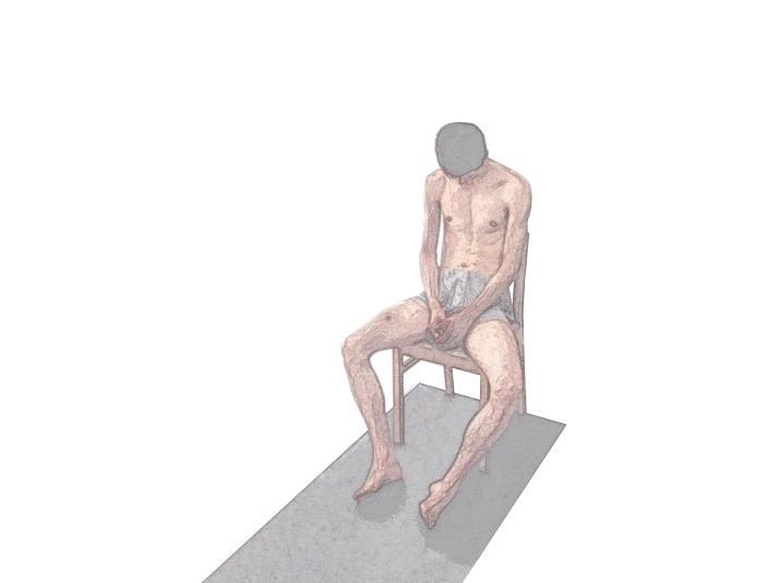 椅子坐の脱力体位